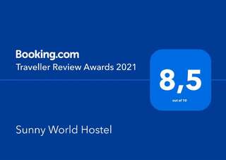 Гостиница Hostel Sunny World  Санкт-Петербург Семейный номер с общей ванной комнатой-18